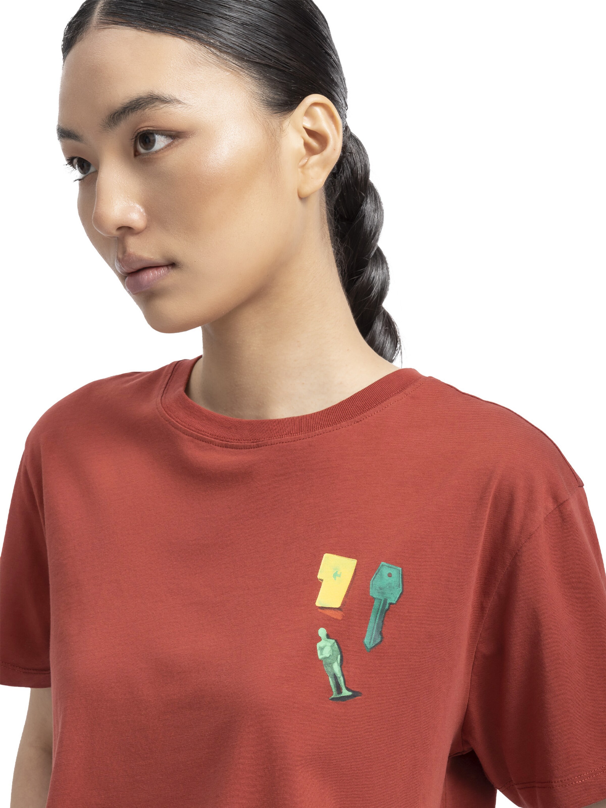 Kaft Shirt 'Shelf' in Red