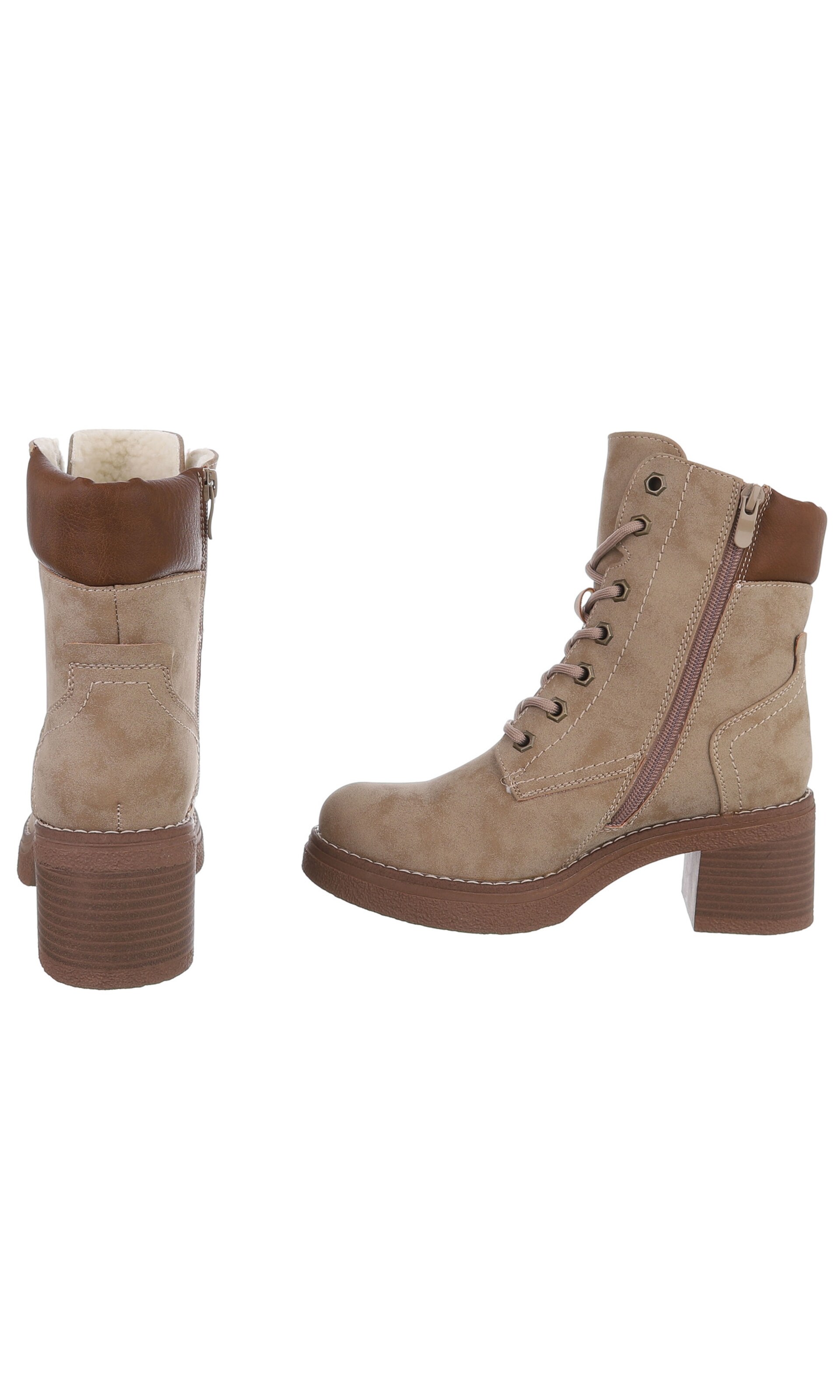 Ital-Design Stiefelette in Braun