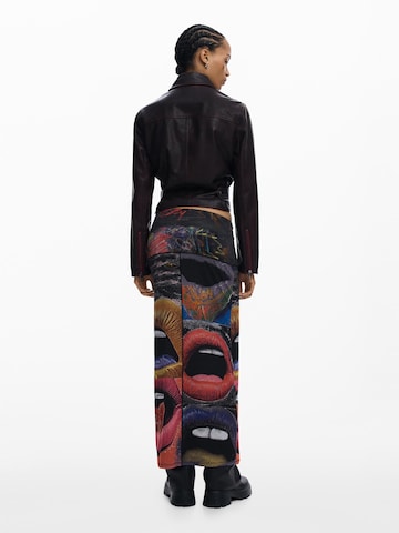 Desigual - Saia em mistura de cores