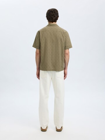 SELECTED Comfort fit Overhemd in Groen