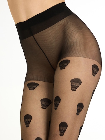 camano Fijne panty 'Halloween' in Grijs