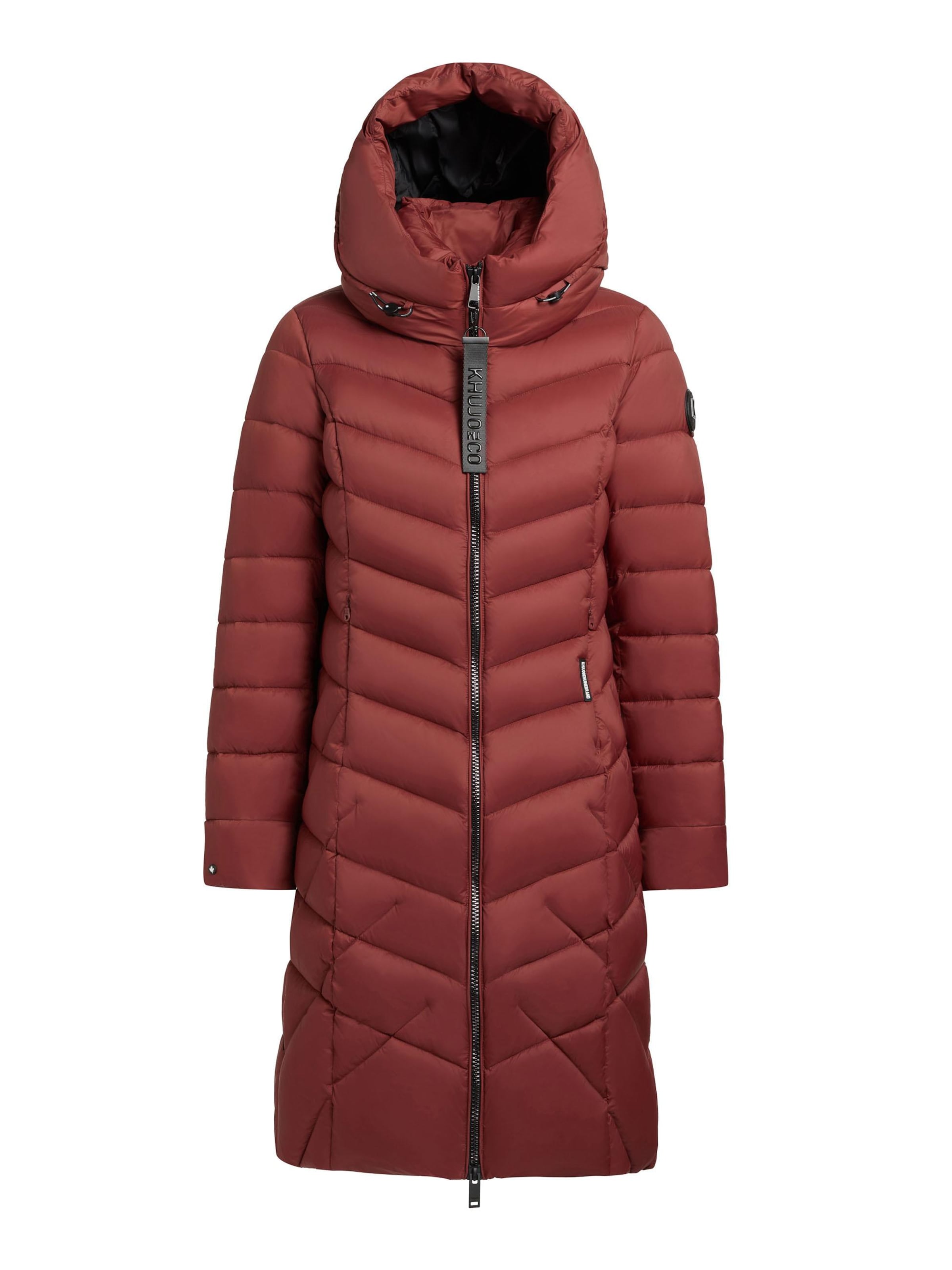 Manteau d’hiver 'Odana3-YM' khujo en rouge : devant