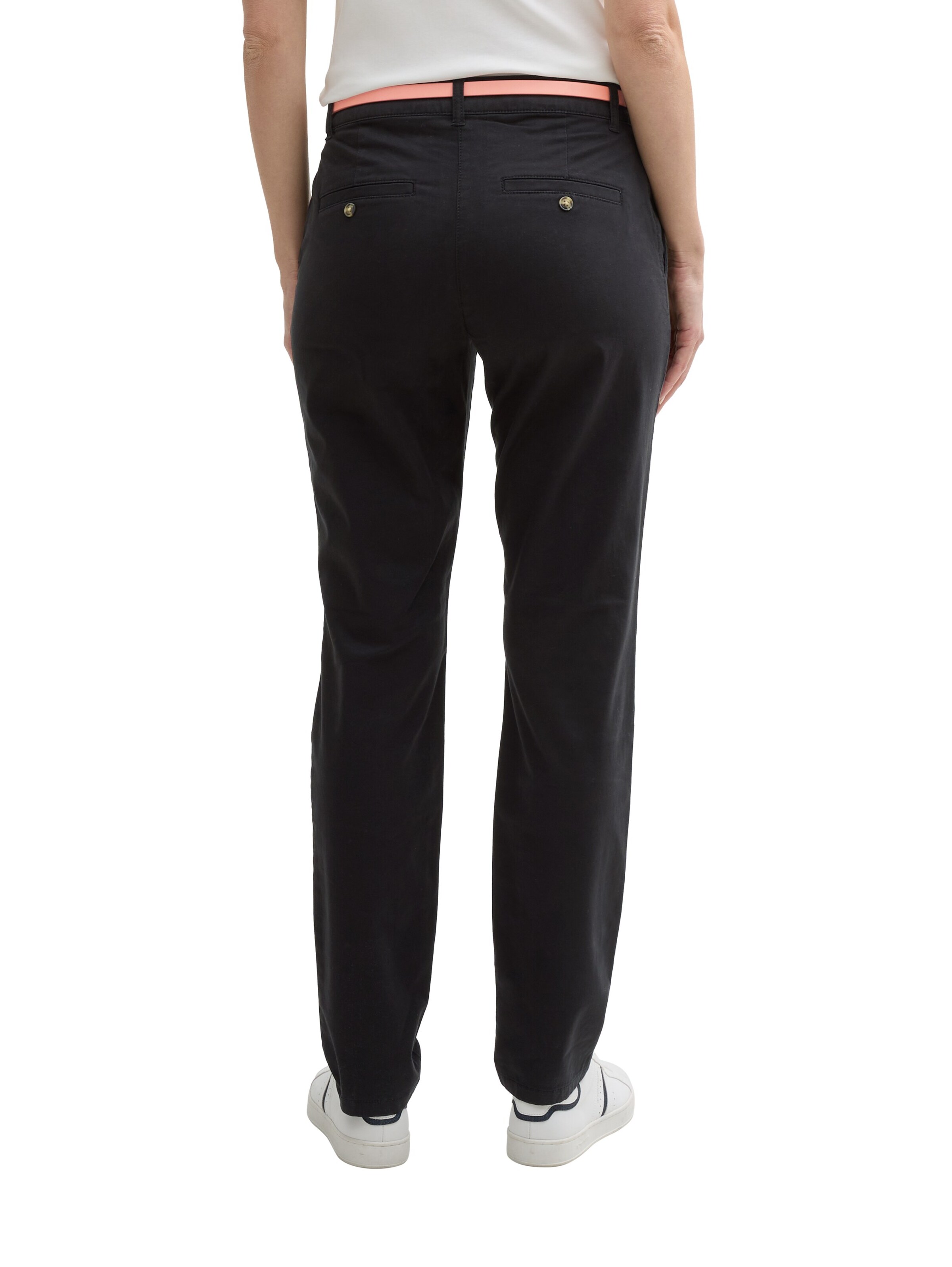TOM TAILOR Regular Панталон Chino в черно