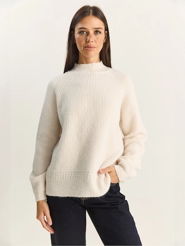 Pull-over Bianco Lucci en blanc : devant