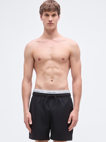Calvin Klein Swimwear Swimming shorts in Black: front