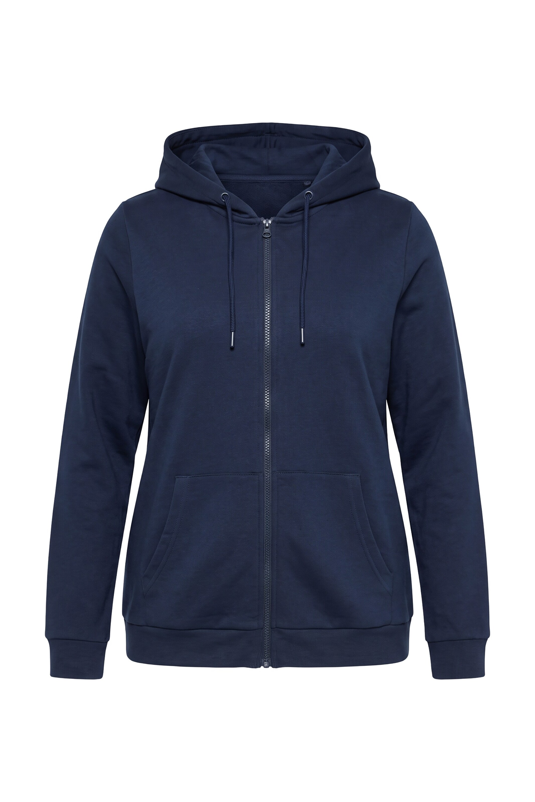 Ulla Popken Sweat jacket in Blue: front