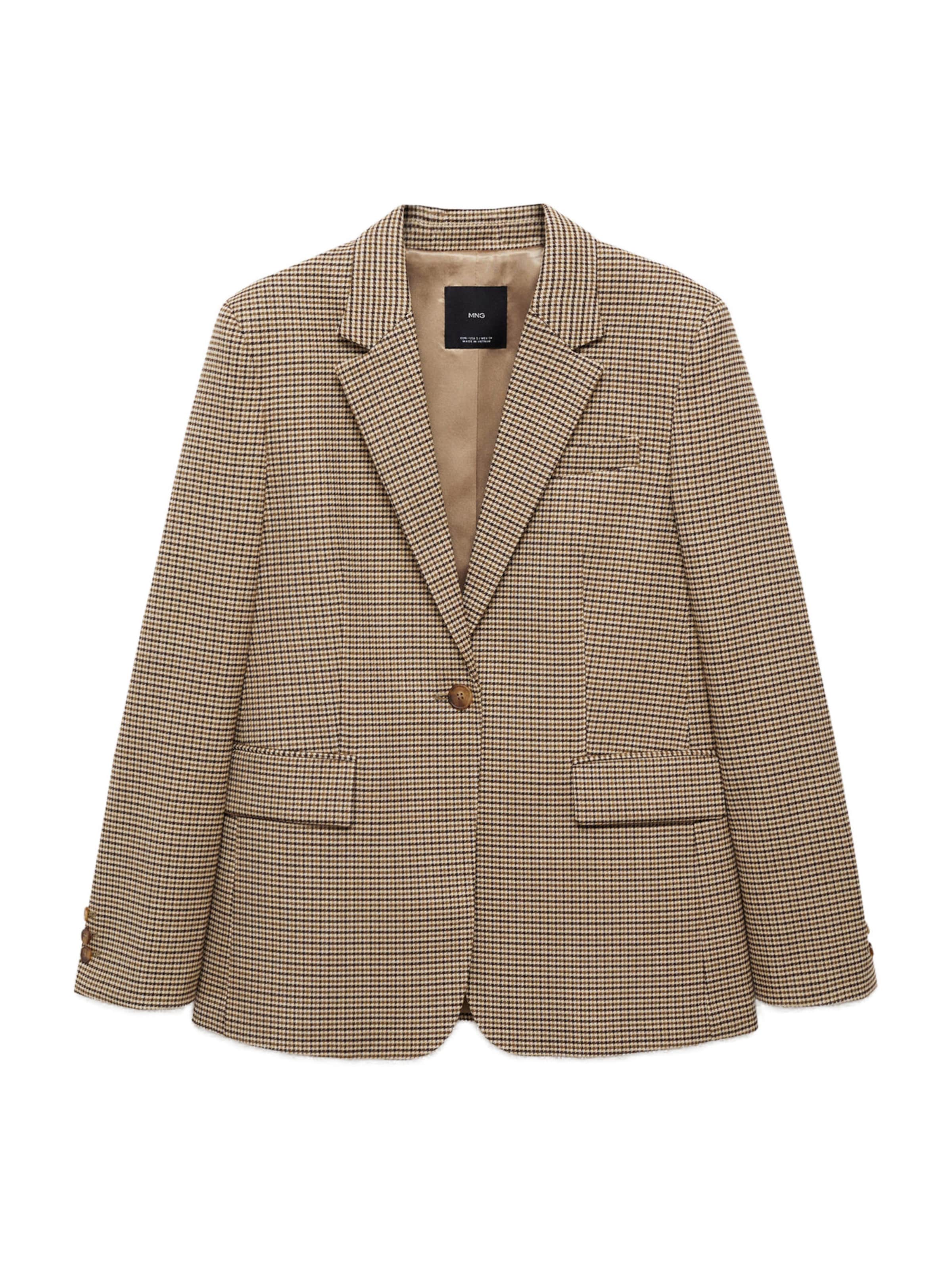 MANGO MANGO Blazer 'CHARLOTA' in Braun Dunkelbraun Blitzverkäufe