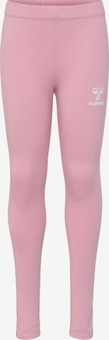 Hummel Leggings in Pink: front