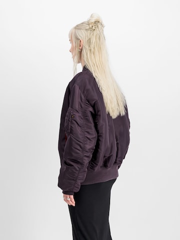 ALPHA INDUSTRIES Between-Season Jacket 'MA-1 Heritage' in Purple