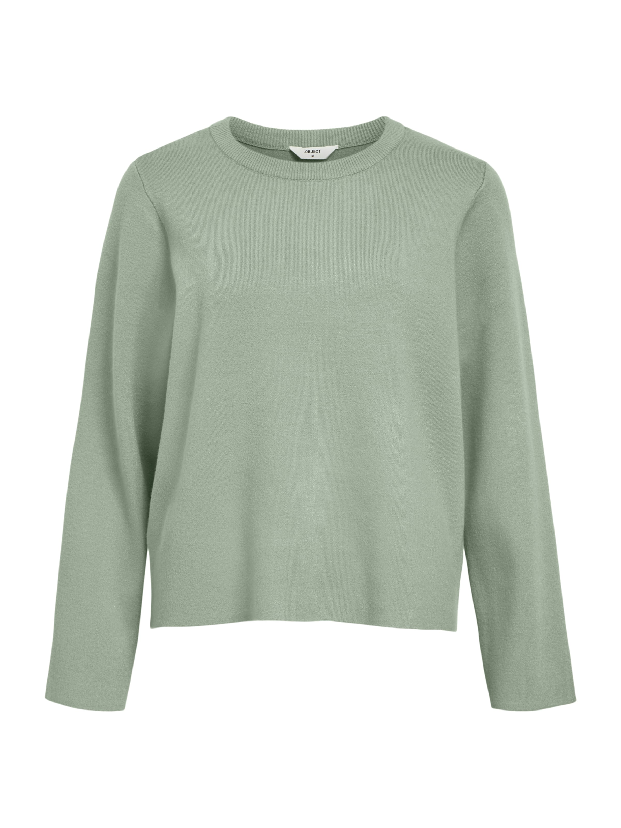 OBJECT Свитер 'OBJREYNARD' в Зеленый: спереди