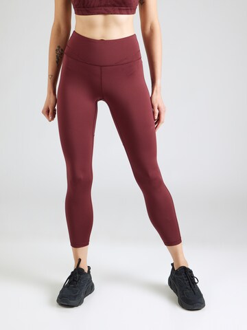 PUMA Skinny Spodnie sportowe 'PWRSHAPE' w kolorze czerwony: przód