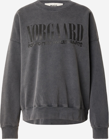 Bluză de molton 'Compact Atli' de la MADS NORGAARD COPENHAGEN pe gri: față