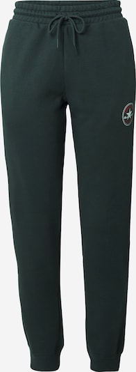 CONVERSE Trousers 'GO-TO ALL STAR' in Dark green / Red / Off white, Item view