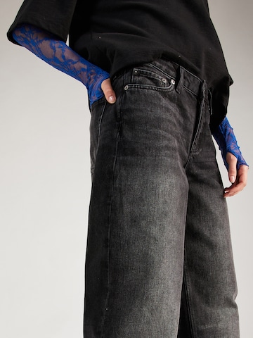 WEEKDAY Loosefit Jeans 'Ampel' i svart