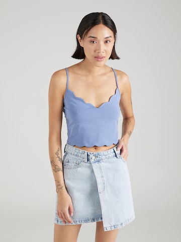 ABOUT YOU Top 'Auguste' in Blue: front