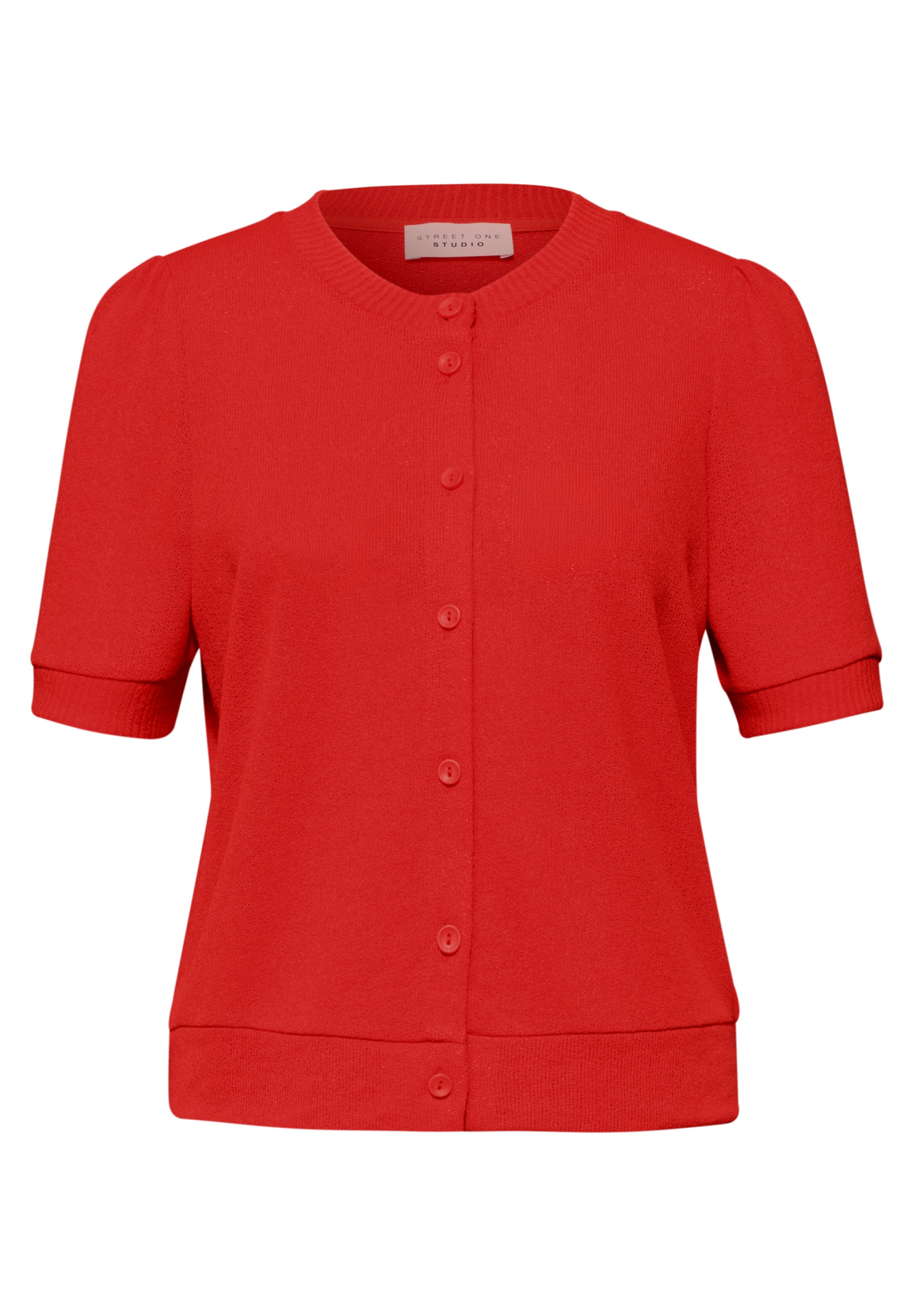 Street One Studio Strickjacke in Rot: Vorderseite