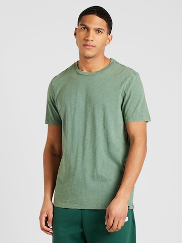 Superdry - Camiseta en verde: frente