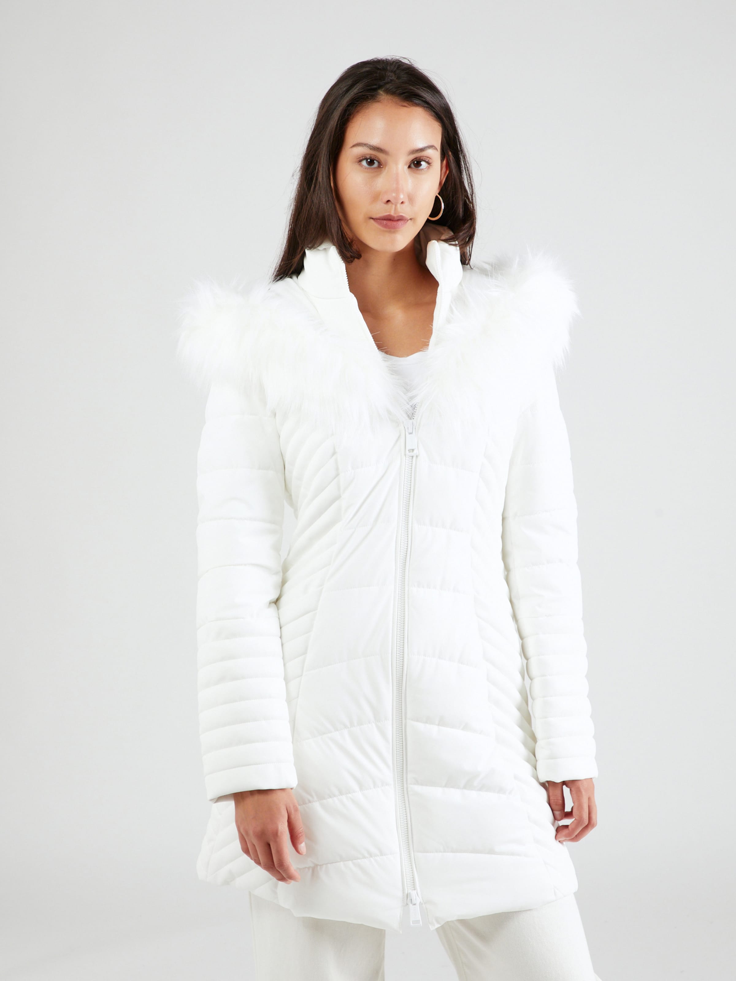 Guess white winter coat outlet