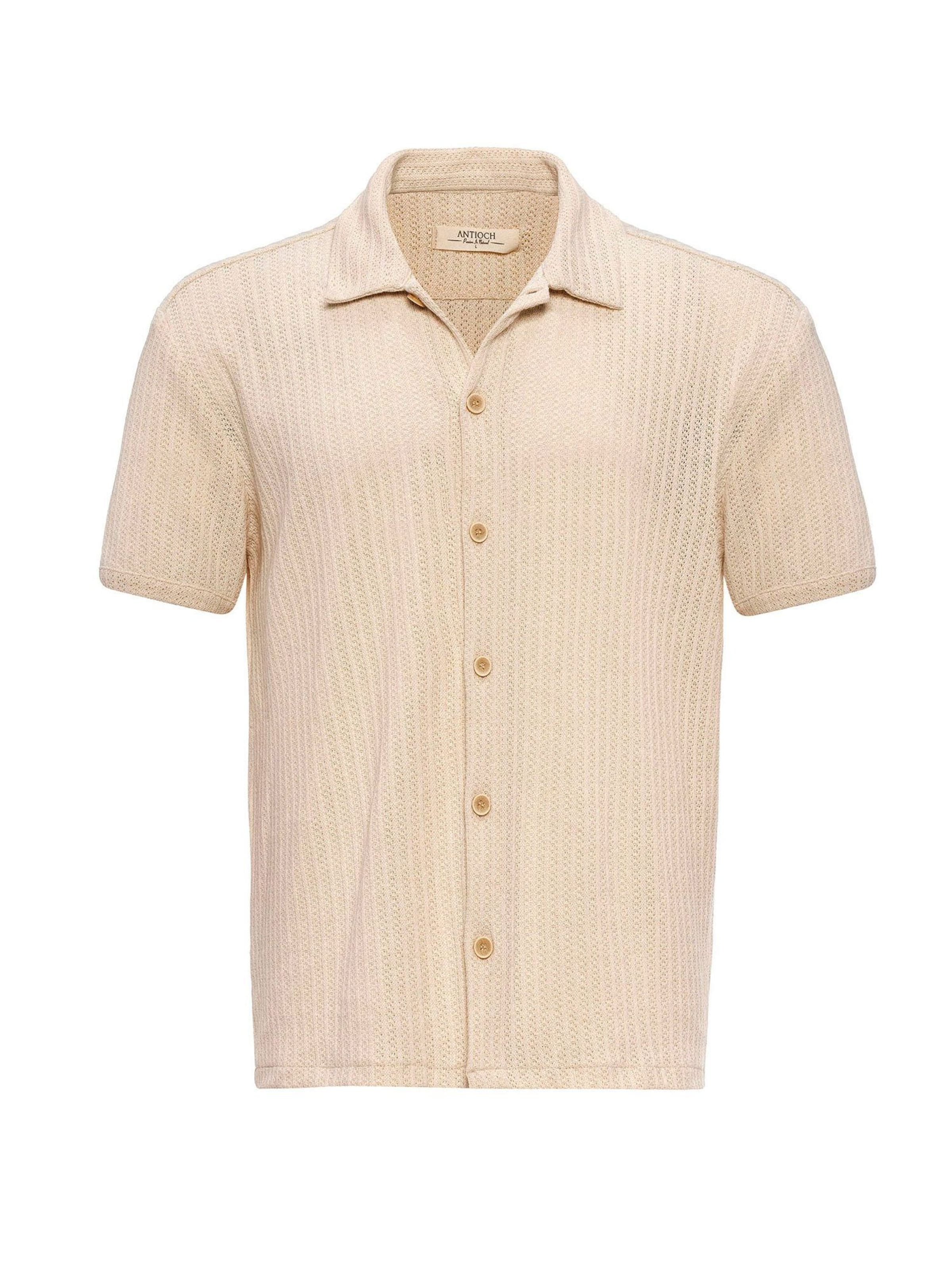 Antioch Mugav suurus Triiksärk, värv beež: eest vaates