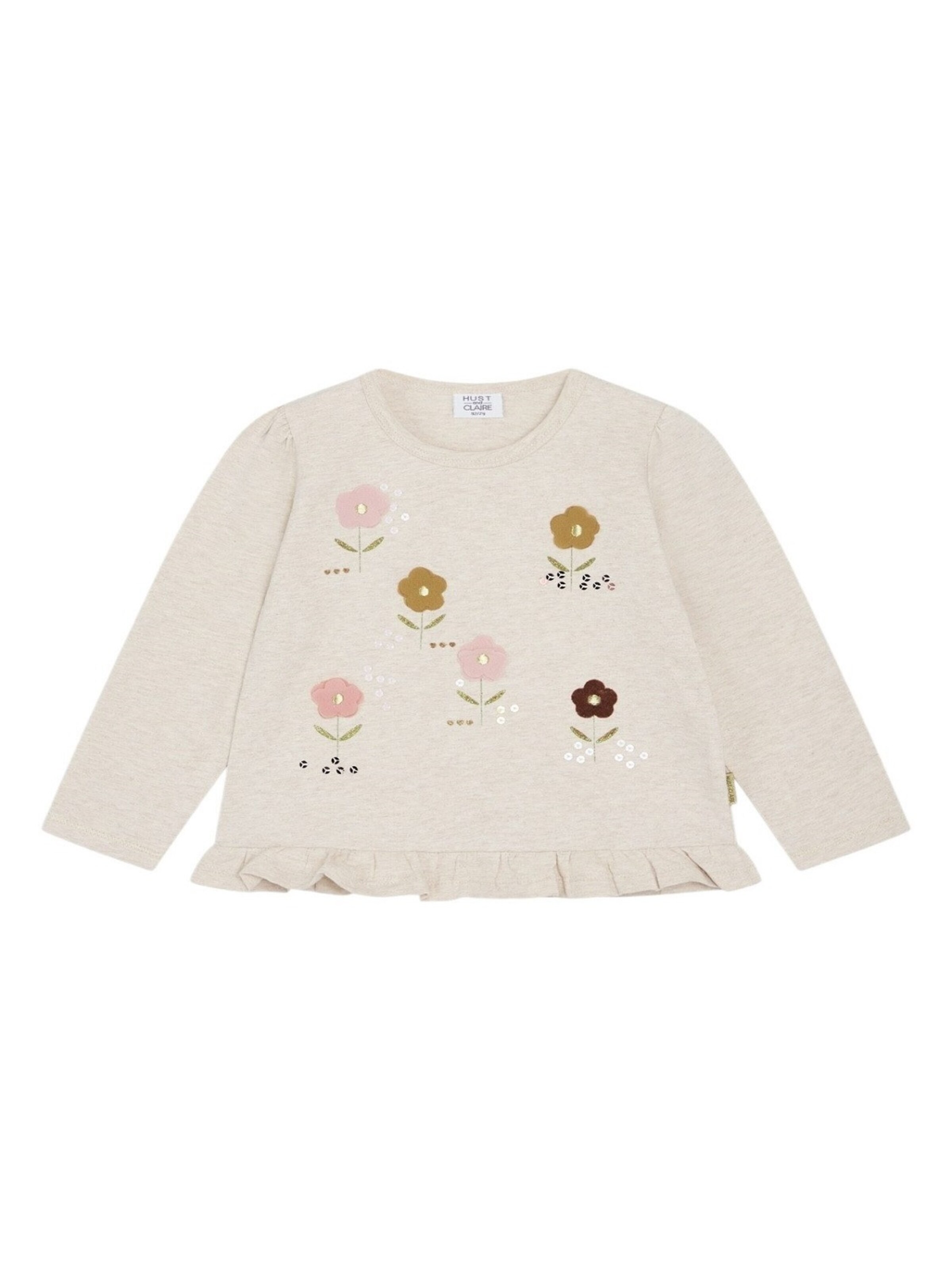Hust & Claire Shirt 'HCAjna'‌‌ in Beige: Vorderseite