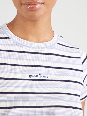 GUESS JEANS Sveter 'STAR' - Modrá