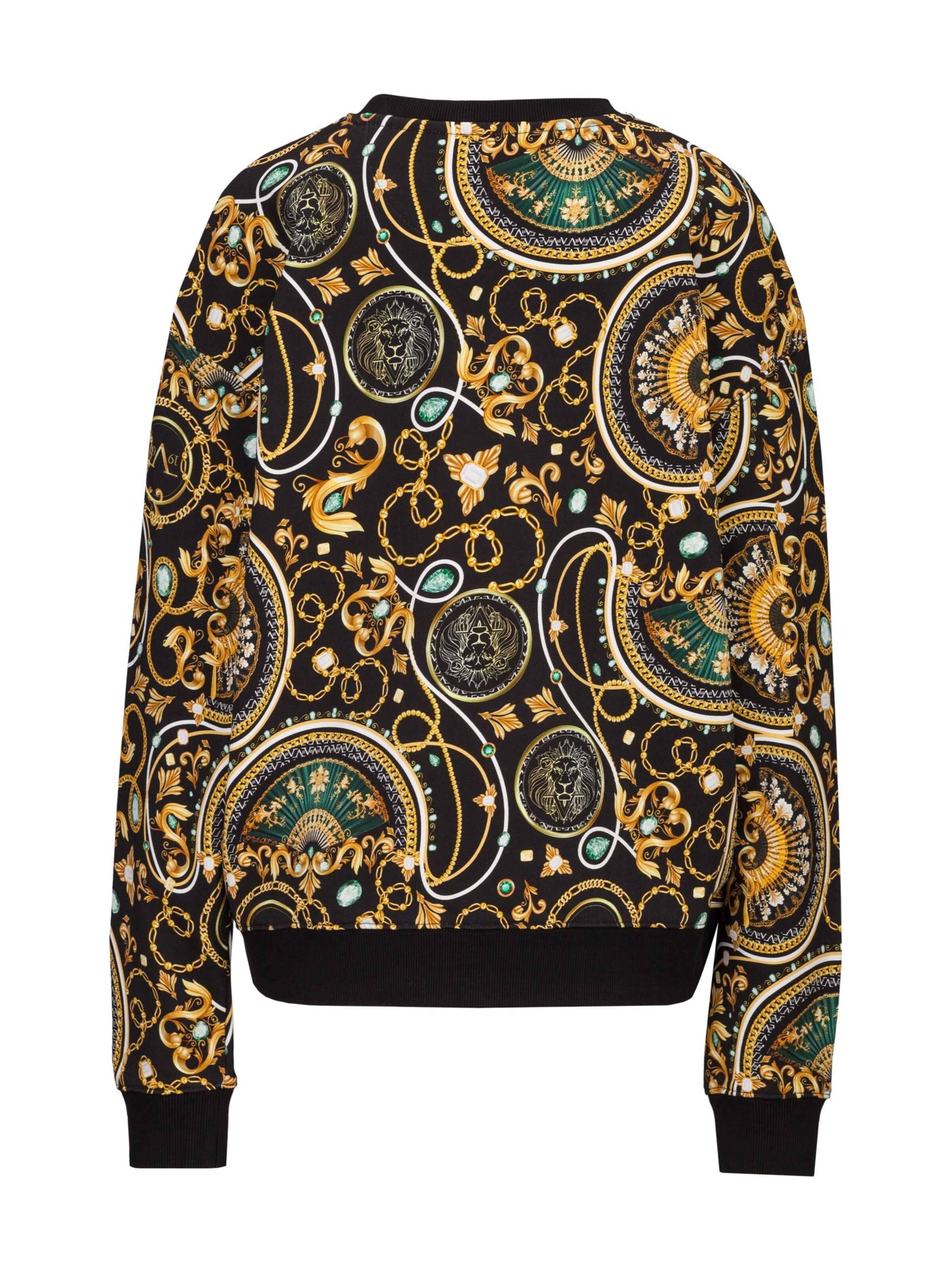 19V69 ITALIA Sweatshirt 'Sinja New Baroque' in Gemengde kleuren