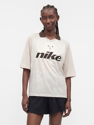 Nike Sportswear Majica | rjava barva: sprednja stran