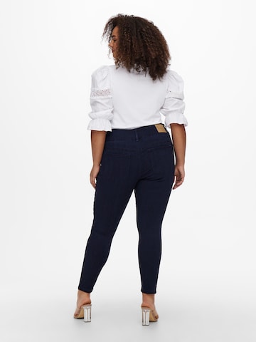 ONLY Carmakoma Skinny Jeans 'Anna' in Blau