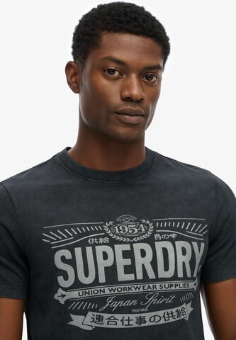 Superdry Shirt 'Heritage' in Zwart