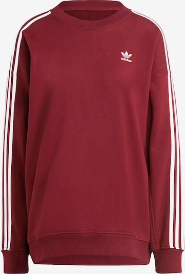 ADIDAS ORIGINALS Sweat-shirt 'Adicolor Classics ' en rouge carmin / blanc, Vue avec produit