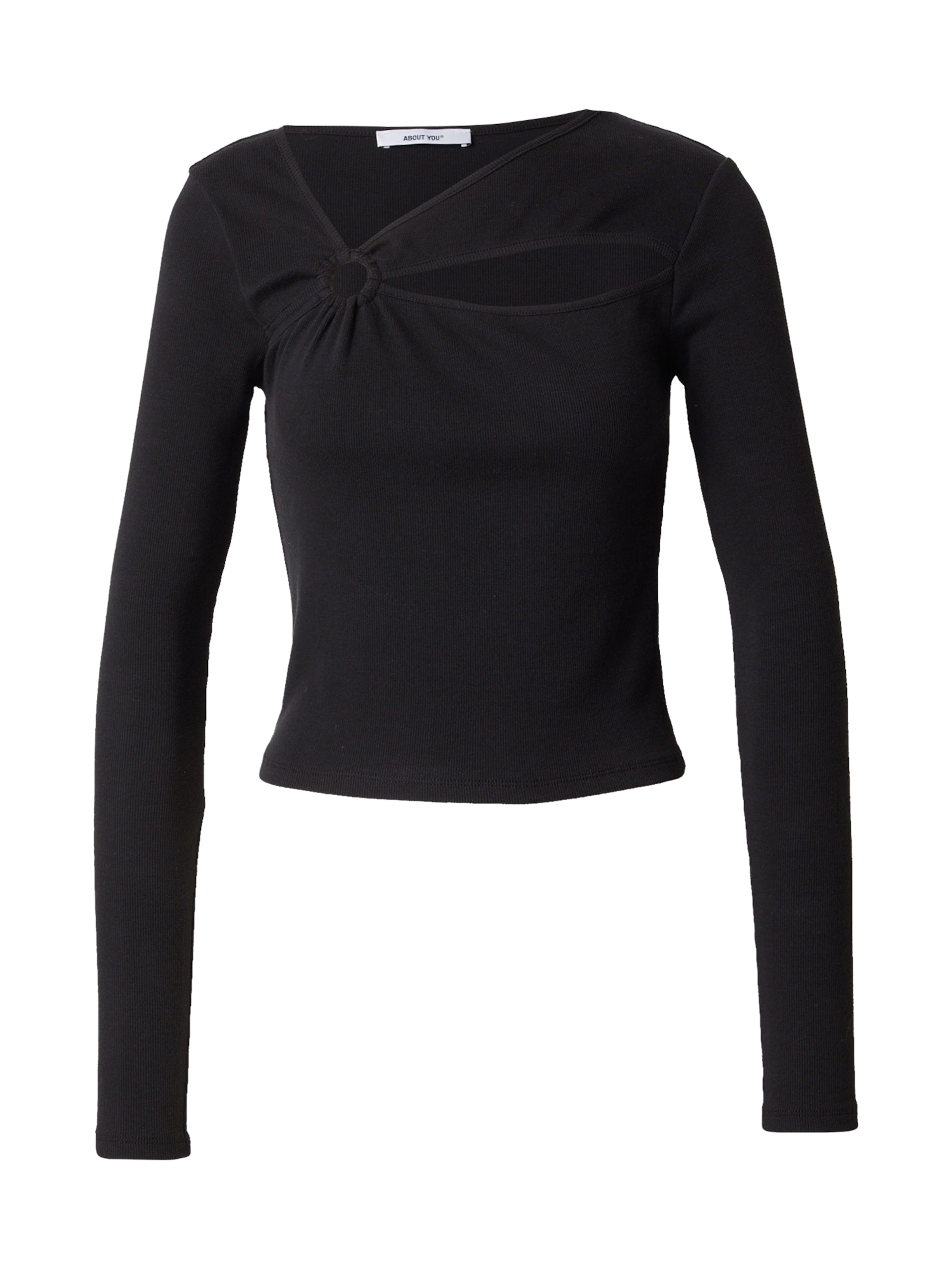 ABOUT YOU - Camisa 'Tania' em preto: frente