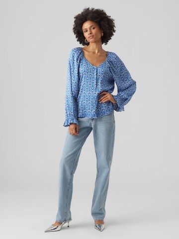 VERO MODA Bluse 'AFIA' in Blau
