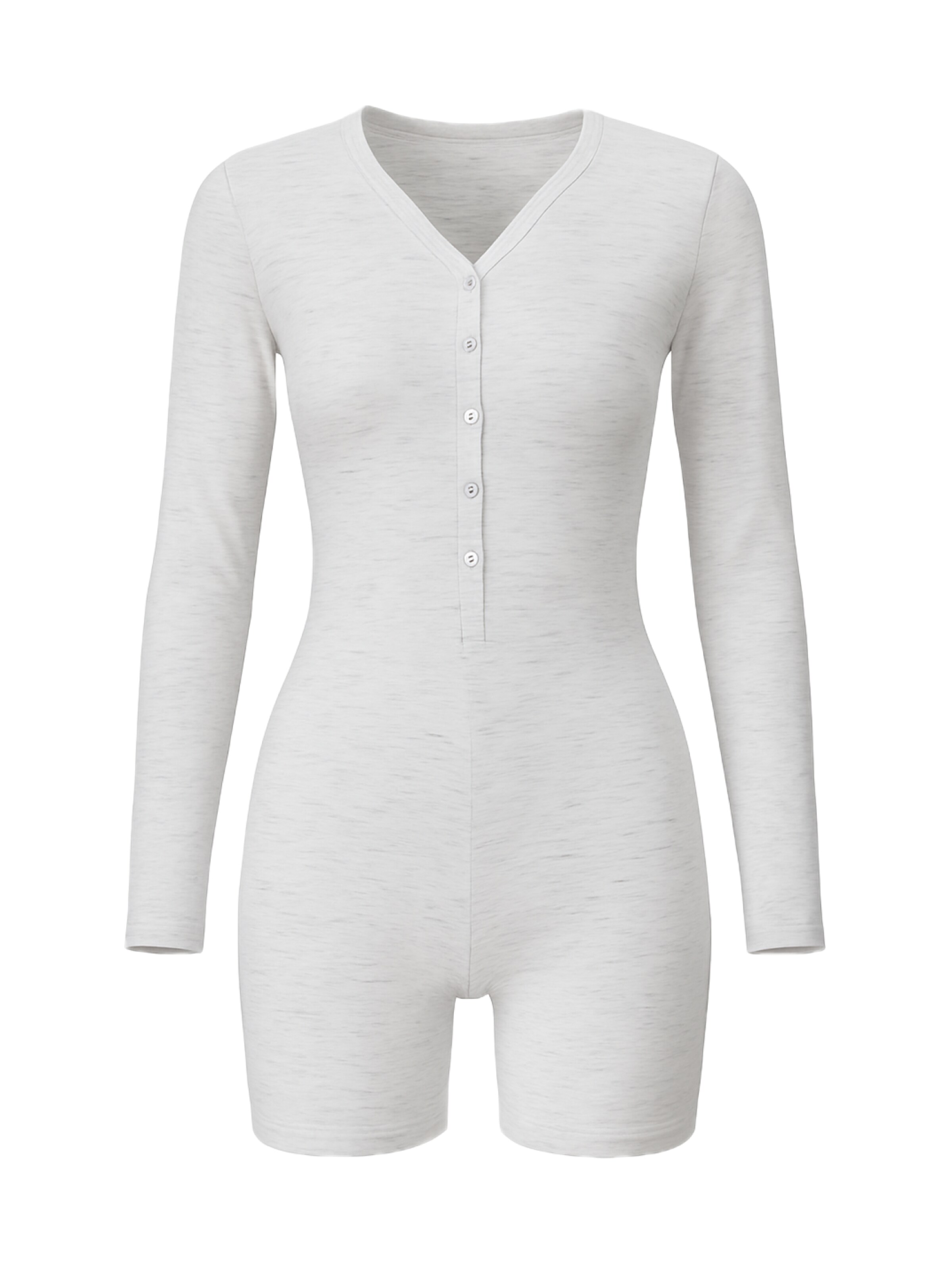 C&City Pyjama in Grau: Vorderseite
