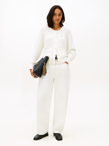 TOMMY HILFIGER Вязаная кофта в Белый