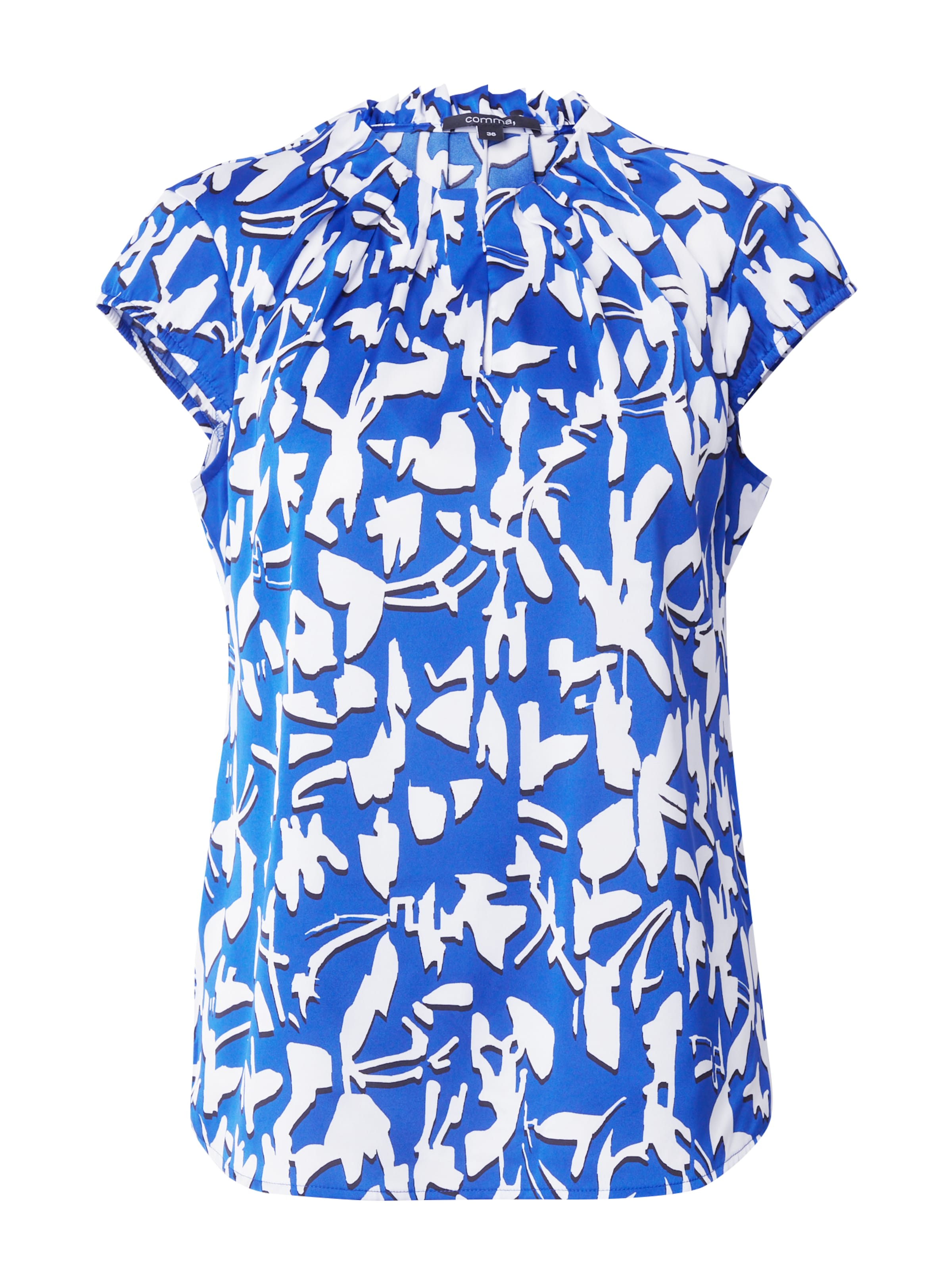 Chemisier COMMA en bleu : devant