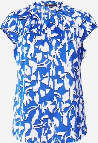 COMMA Blouse in Blue: front