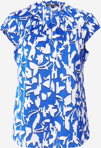 COMMA Blouse in Blauw: voorkant