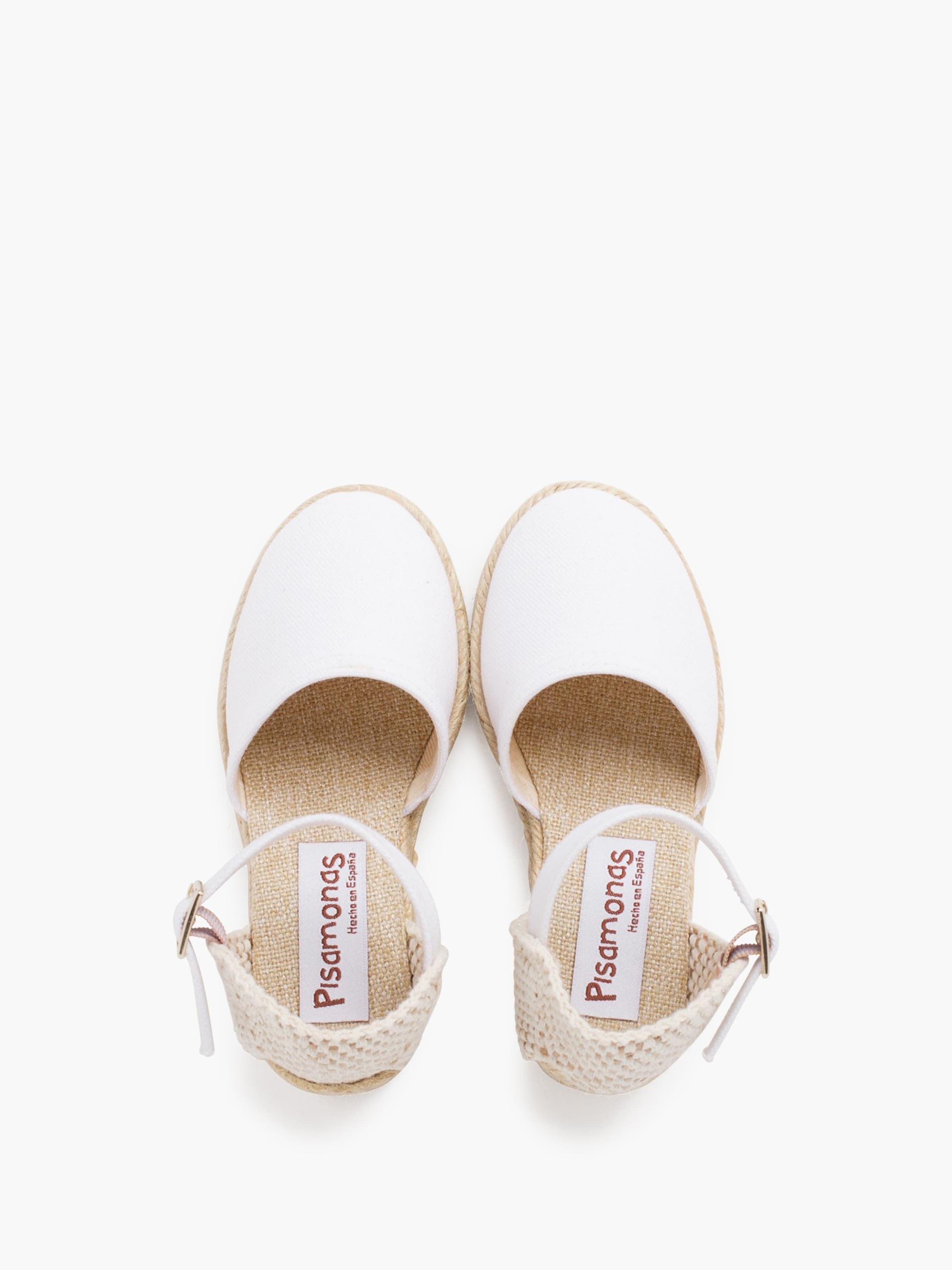 Pisamonas - Sandalias en blanco