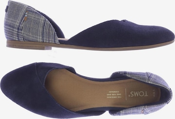 TOMS Ballerina 42,5 in Blau: predná strana