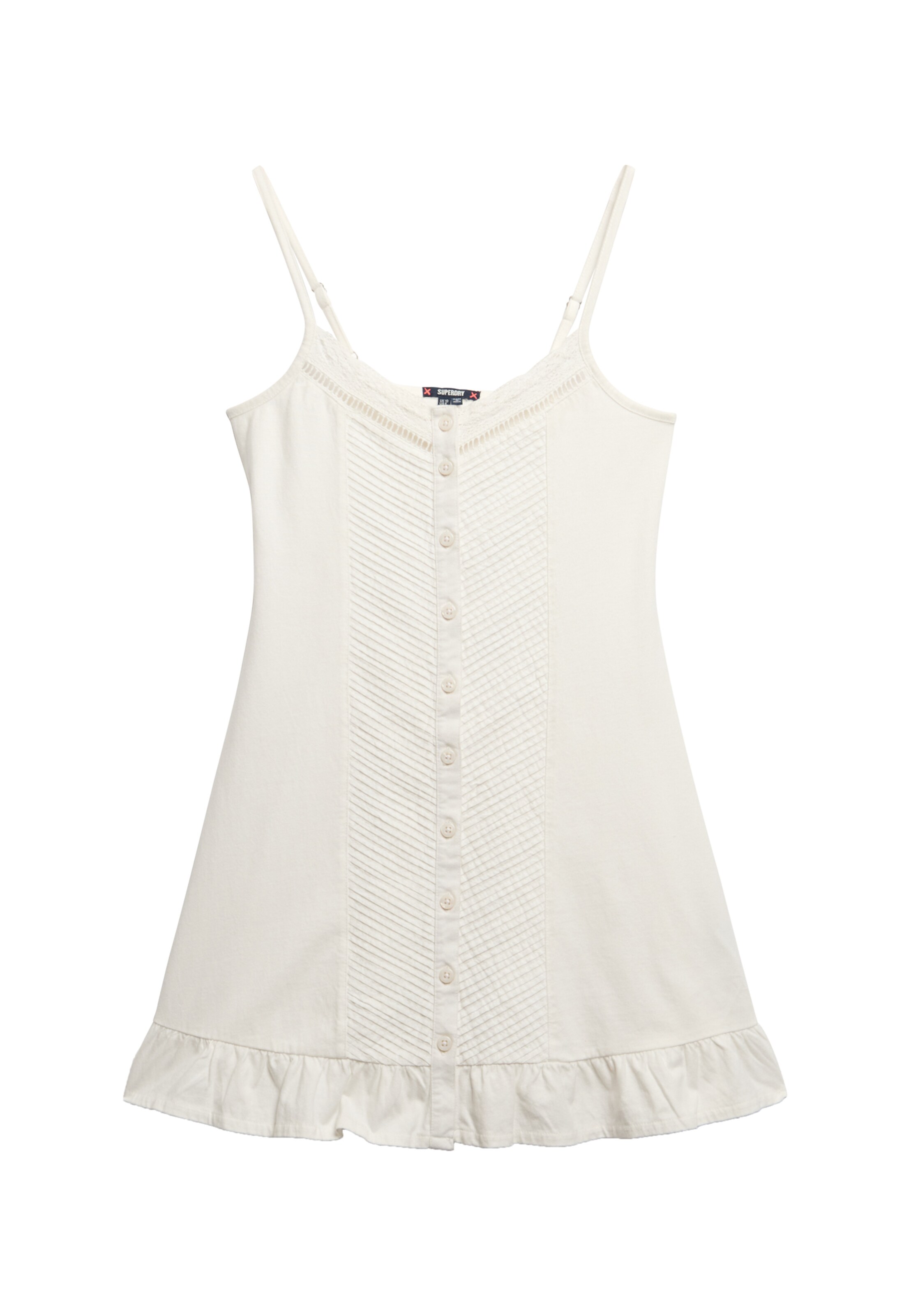 Robe Superdry en blanc : devant