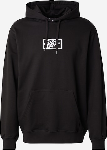 VANSSweater majica - crna boja: prednji dio