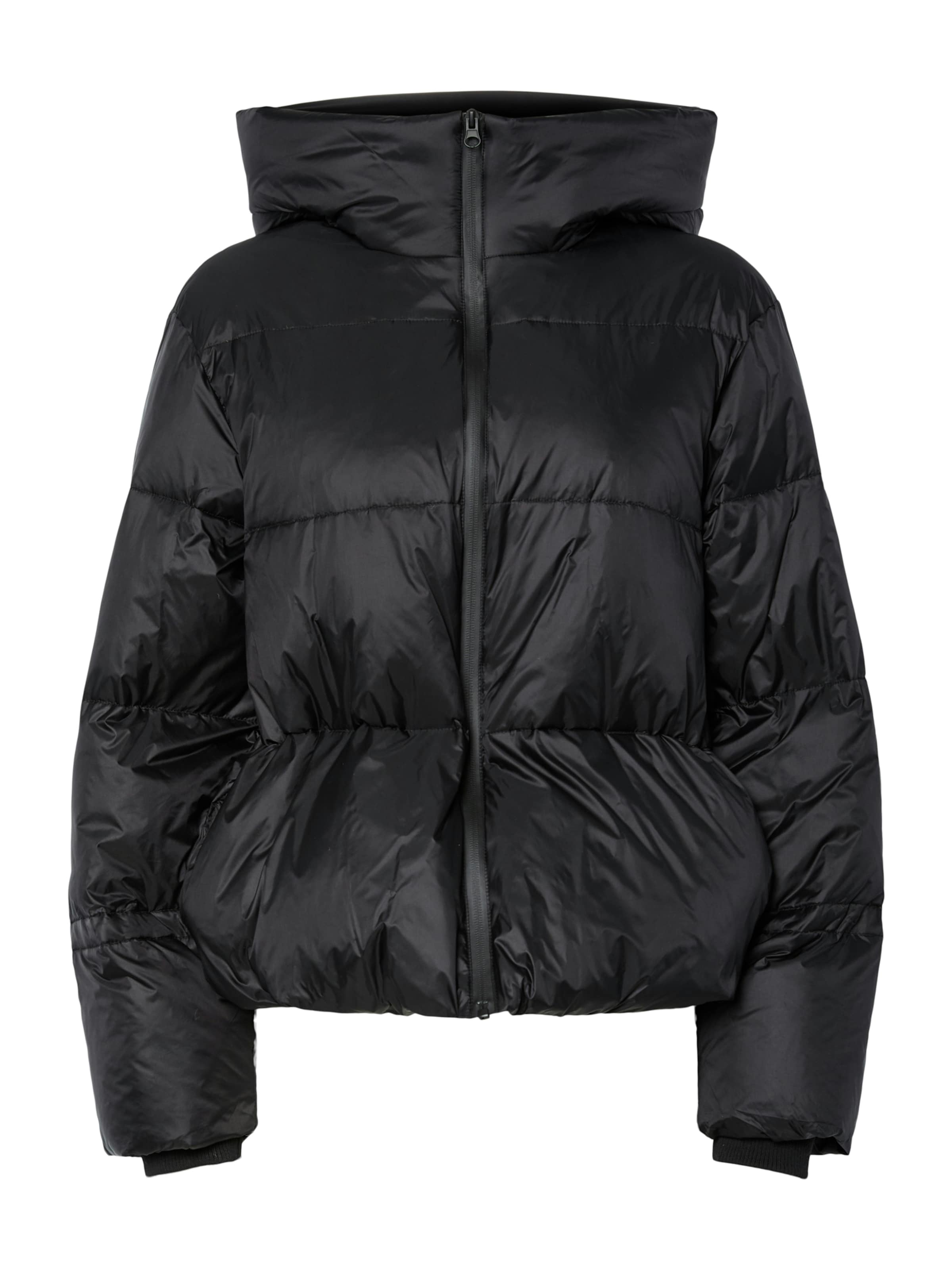 YAS Зимняя куртка 'YASPoppel' в Черный: спереди