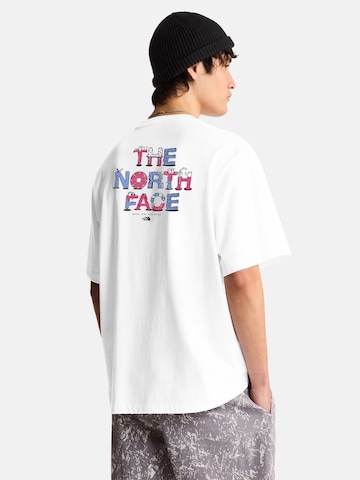 THE NORTH FACE T-shirt 'Food Fun' i vit: framsida