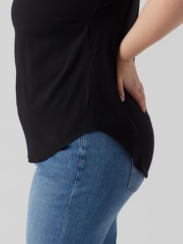 juoda Vero Moda Curve Marškinėliai 'REBECCA'