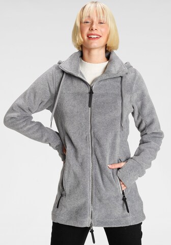 ALPENBLITZ Fleece Jacket in Grey: front