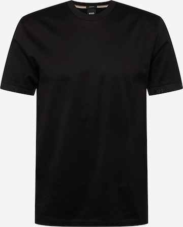 BOSS Black Koszulka 'Tiburt' w kolorze czarny: przód