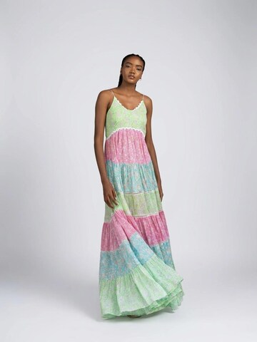 Miss June - Vestido 'Robe Longue Sandra' en Mezcla de colores