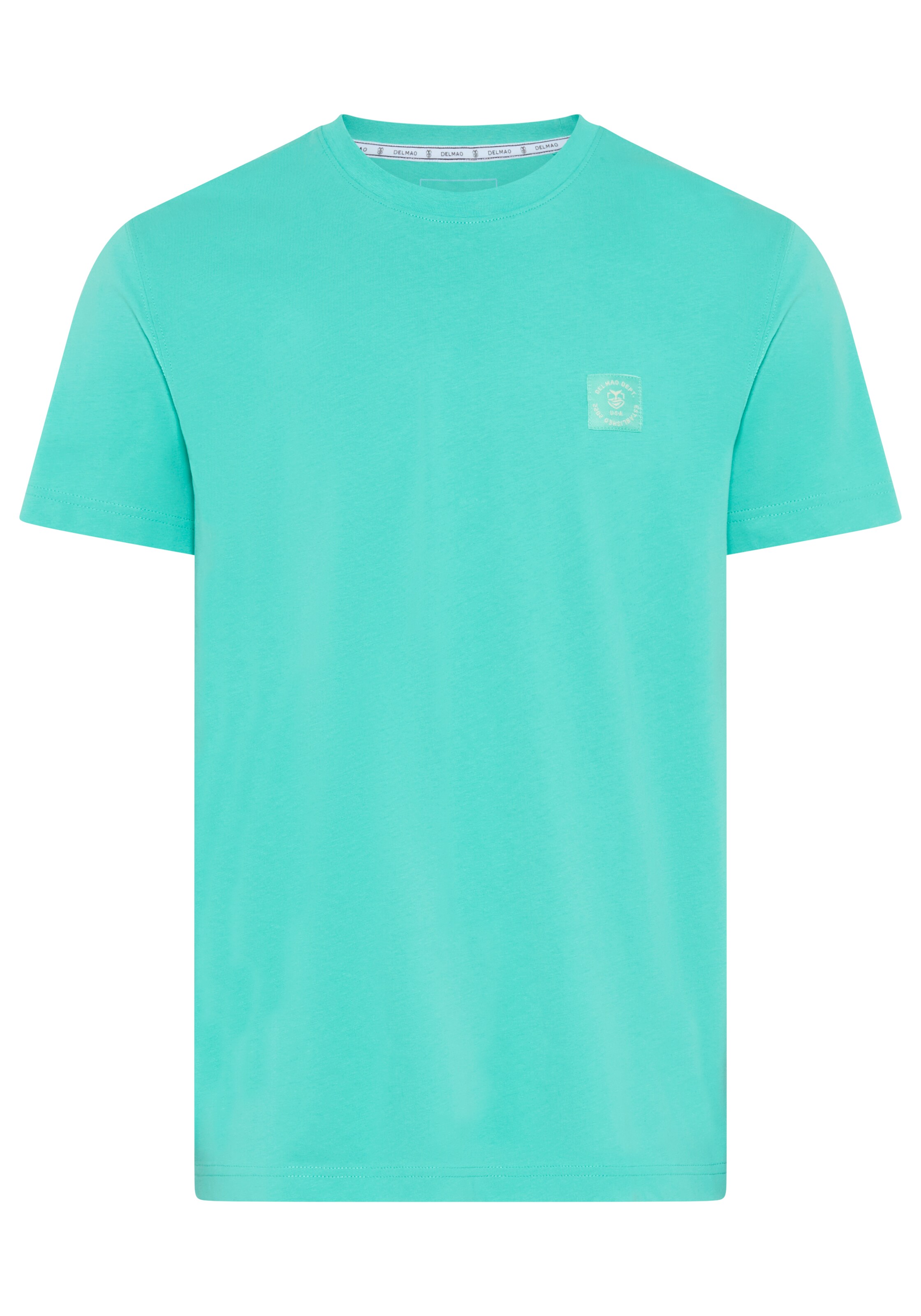 DELMAO Shirt in Blau: Vorderseite
