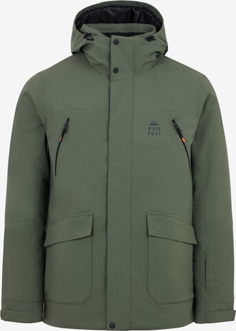 PROTEST Sportjacke 'PRTEIDEM' in Grün: Vorderseite