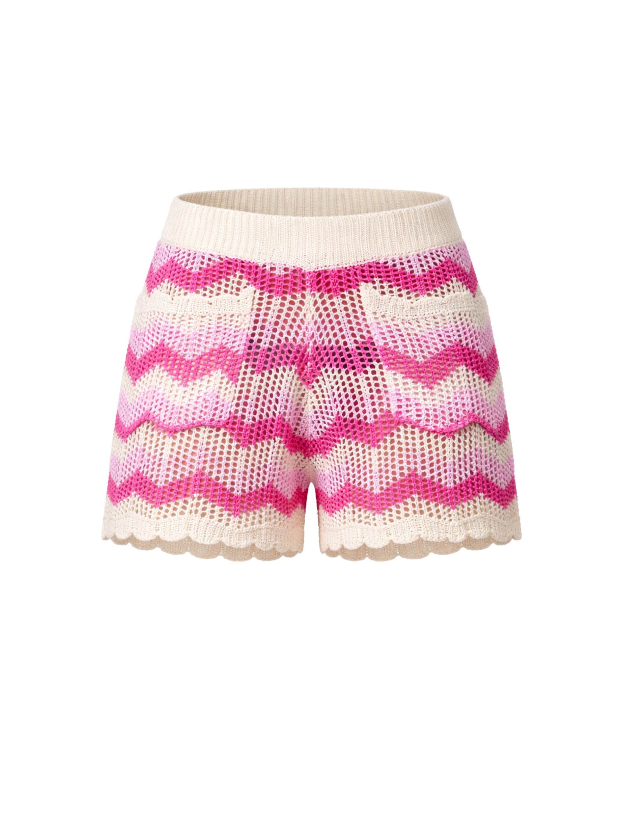 South Beach Broek in 40 in de kleur Beige / Pink, Productweergave